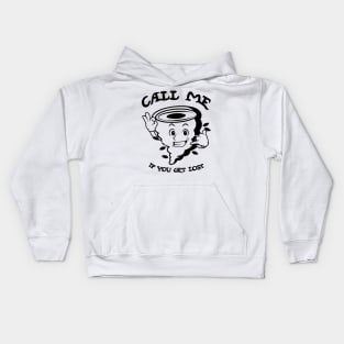 Typographic print / Call Me If You Get Lost - 16721818 Kids Hoodie